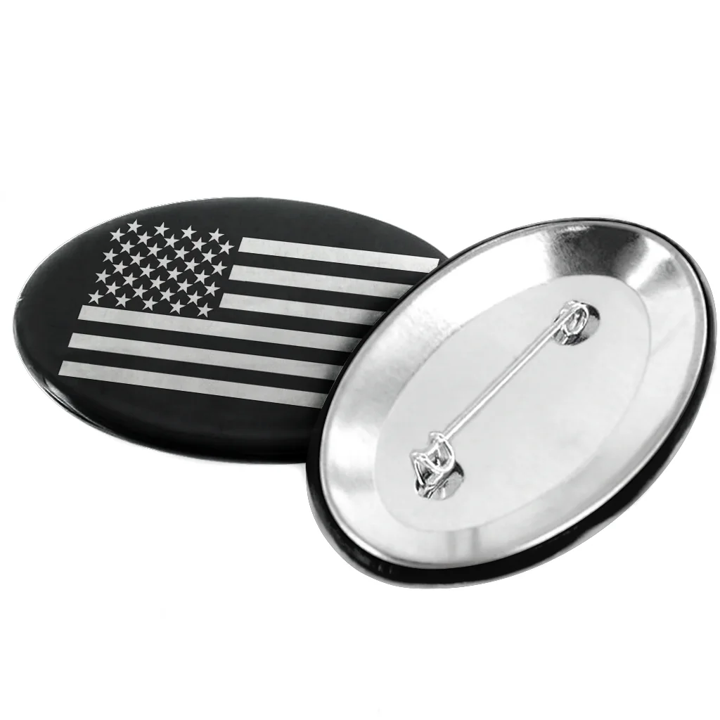 1.75" Oval Custom Pinback Button