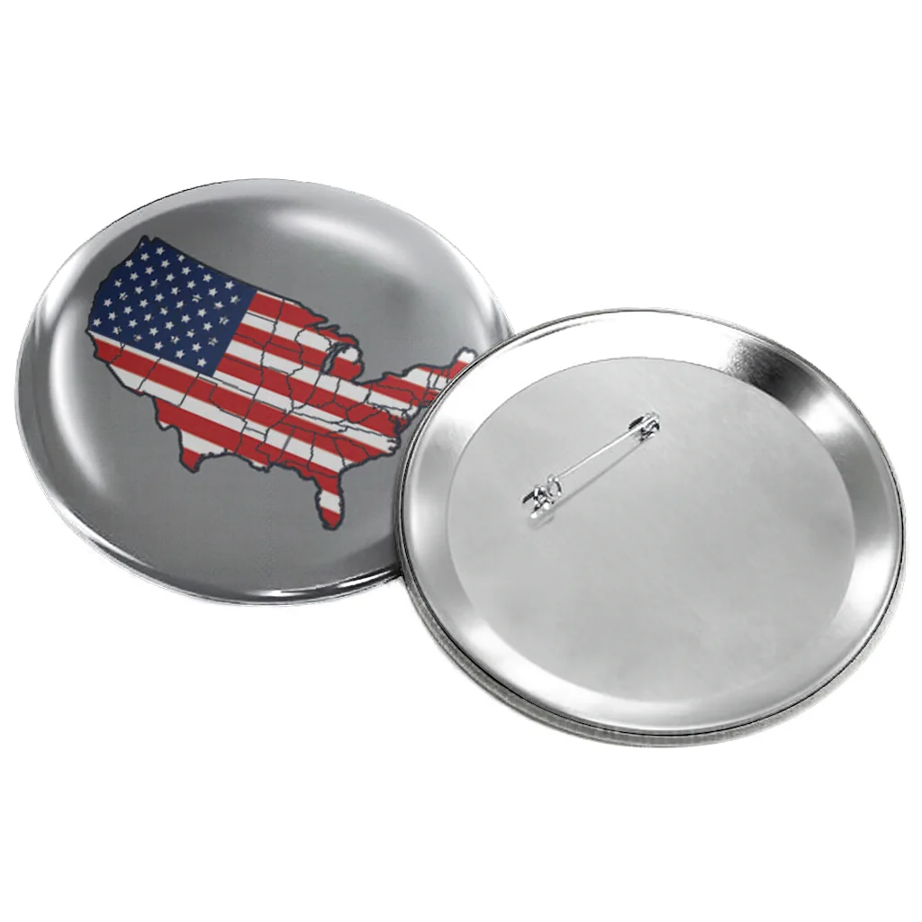 4" Round Custom Pinback Button