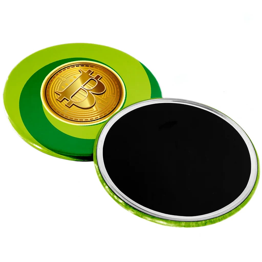 3.5" Round Custom Fridge Magnet Button